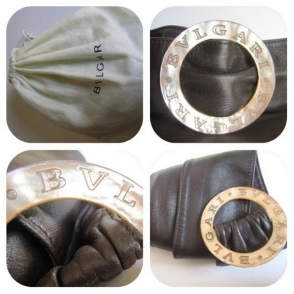 BULGARI BVLGARI Belt Mother of Pearl 100% Authentic! - Picture 1 of 7